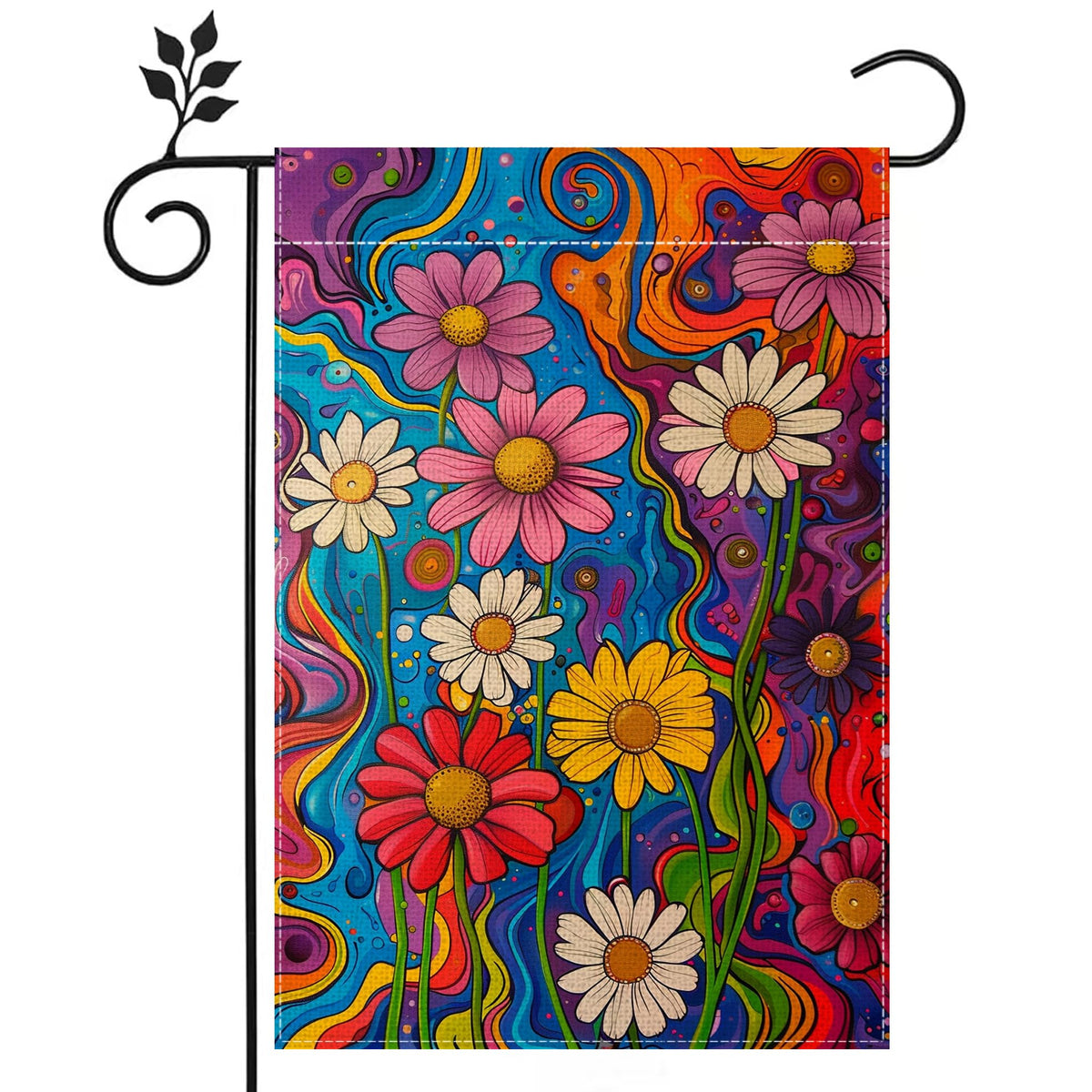 hsrvivi spring daisy sunflower flag adds vibrant curb appeal to outdoor spaces.