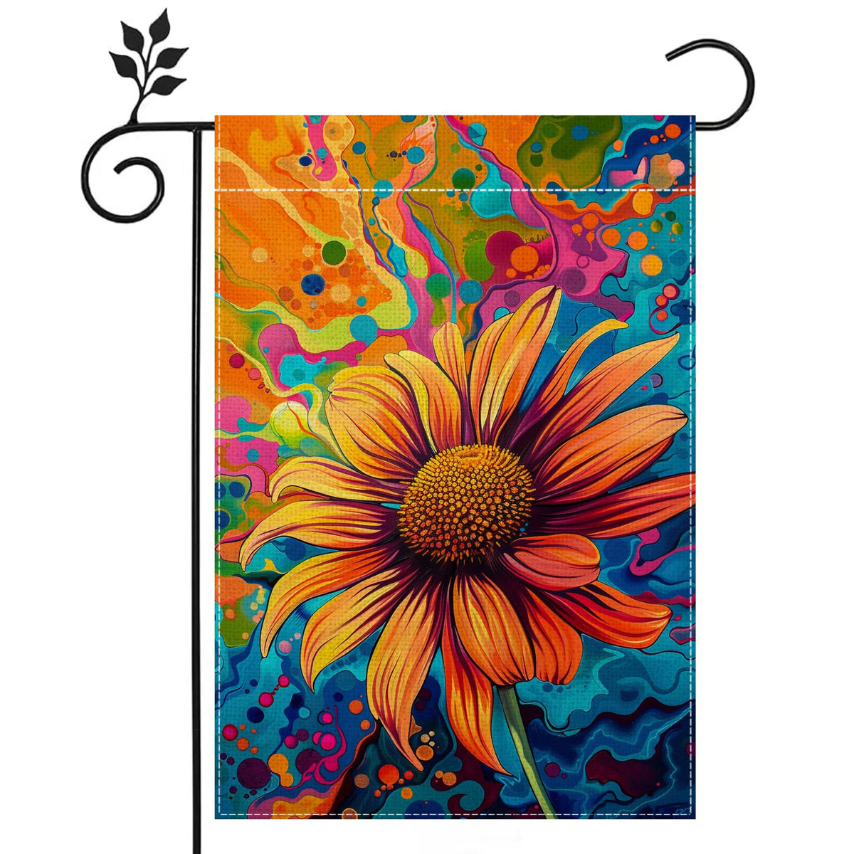 Hsrvivi sunflower garden flag 12x18 boosts outdoor curb appeal outdoors
