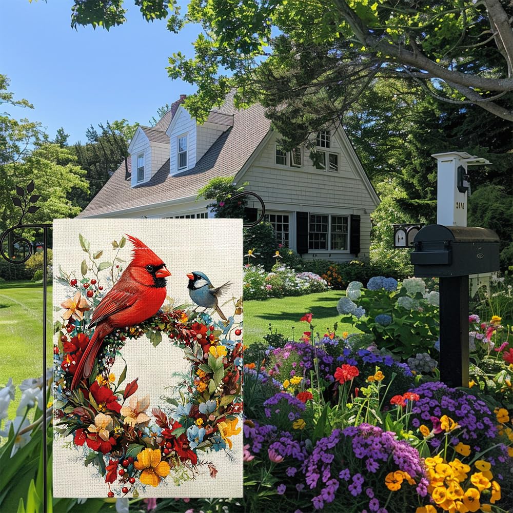 Hsrvivi Welcome Garden Flag greets guests at entryways