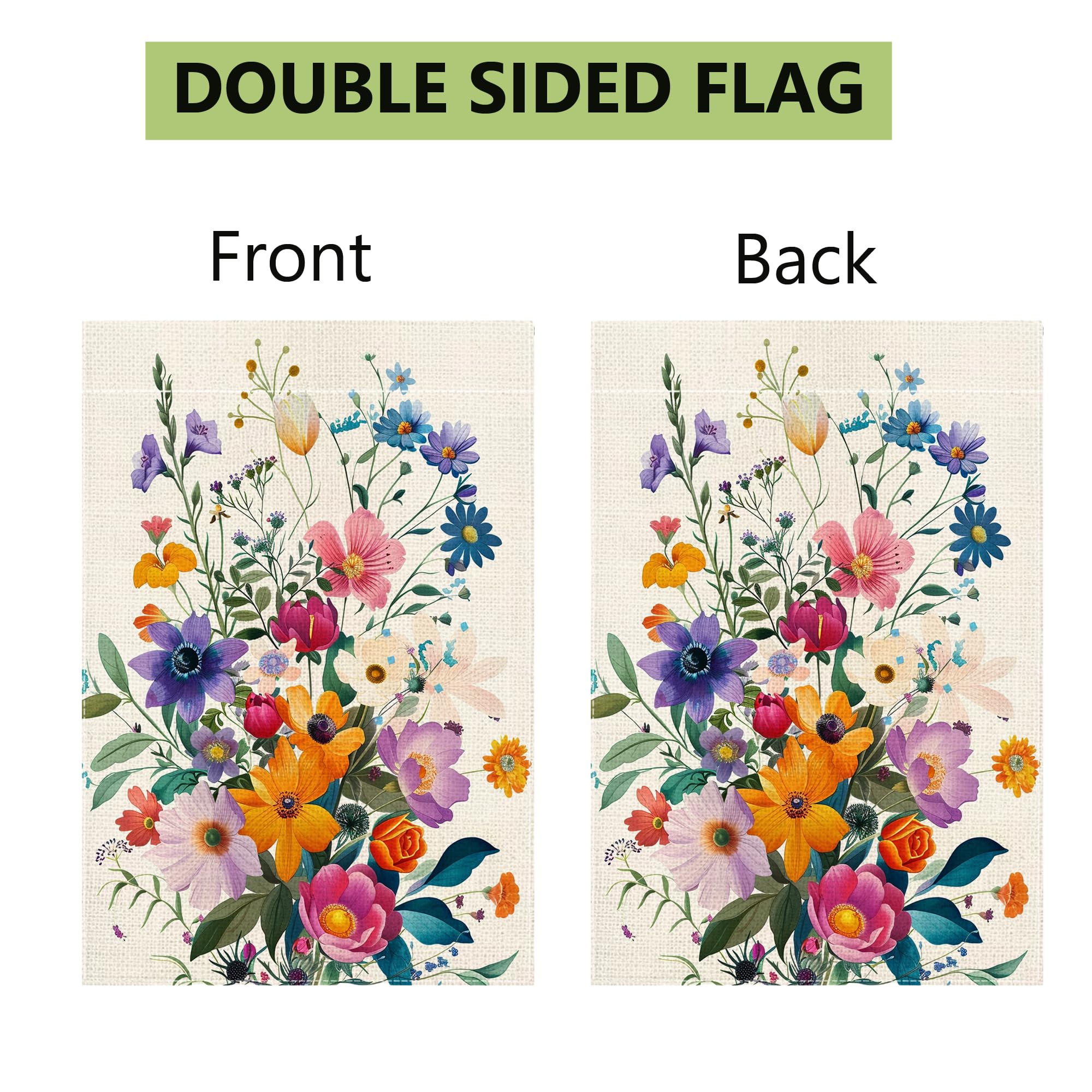 Hsrvivi yard flag complements stands and poles for easy outdoor display.