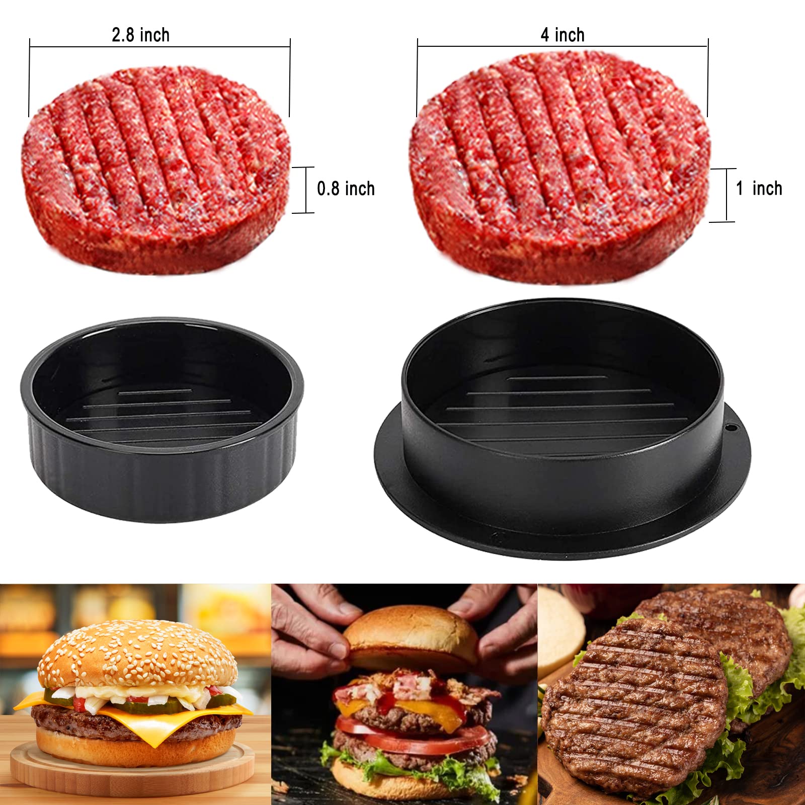 HSUJCYF cast-iron grill press with durable heat transfer.