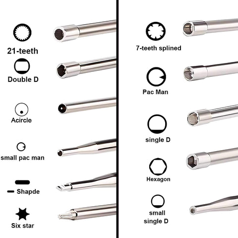 HSXWJ small-head D bit fits tight spaces