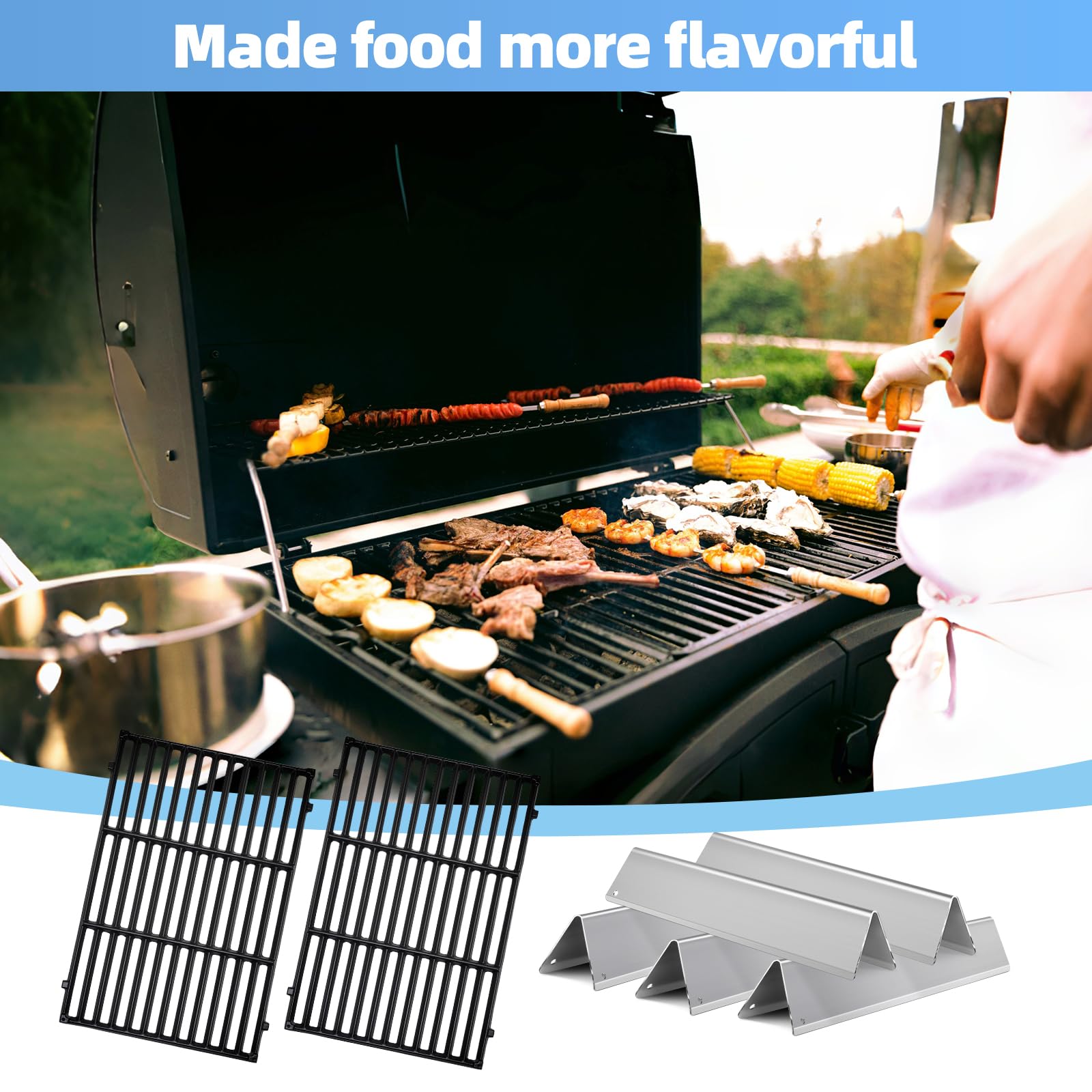 Htanch easy-install replacement parts for Weber Spirit grills