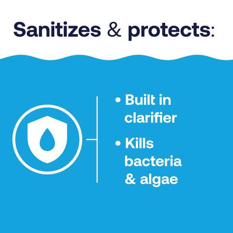 HTH 3-inch tabs for inground pools ensure reliable sanitation in large spaces.