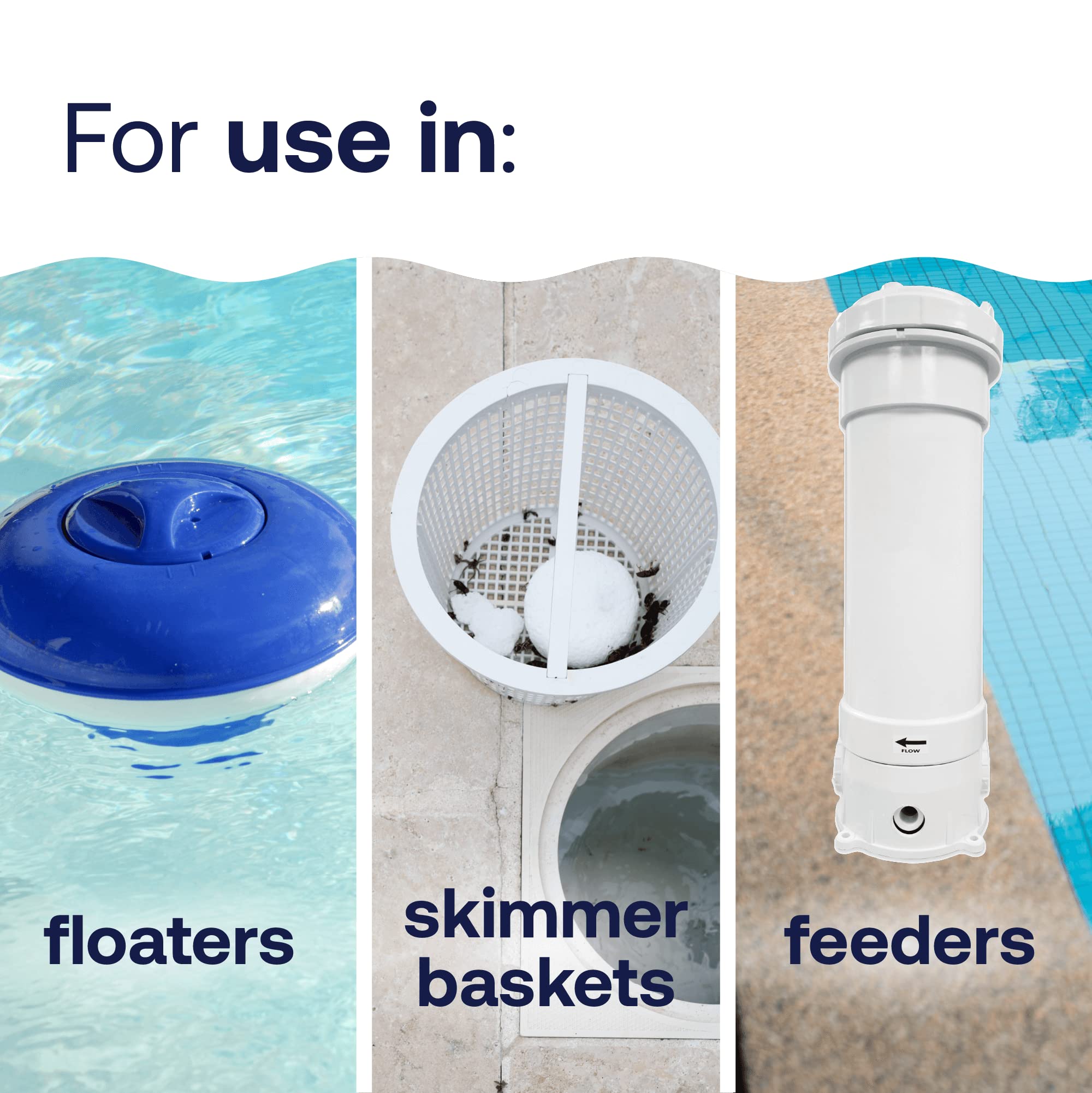HTH 42064 chlorine shock tablets compatible with vinyl-lined pools