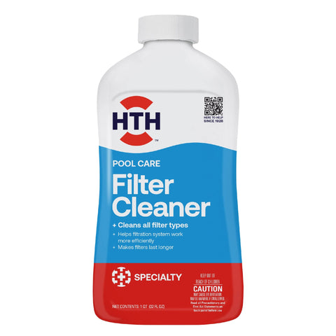 HTH 67071 filter cleaner bottle pour for overnight cleaning of filters