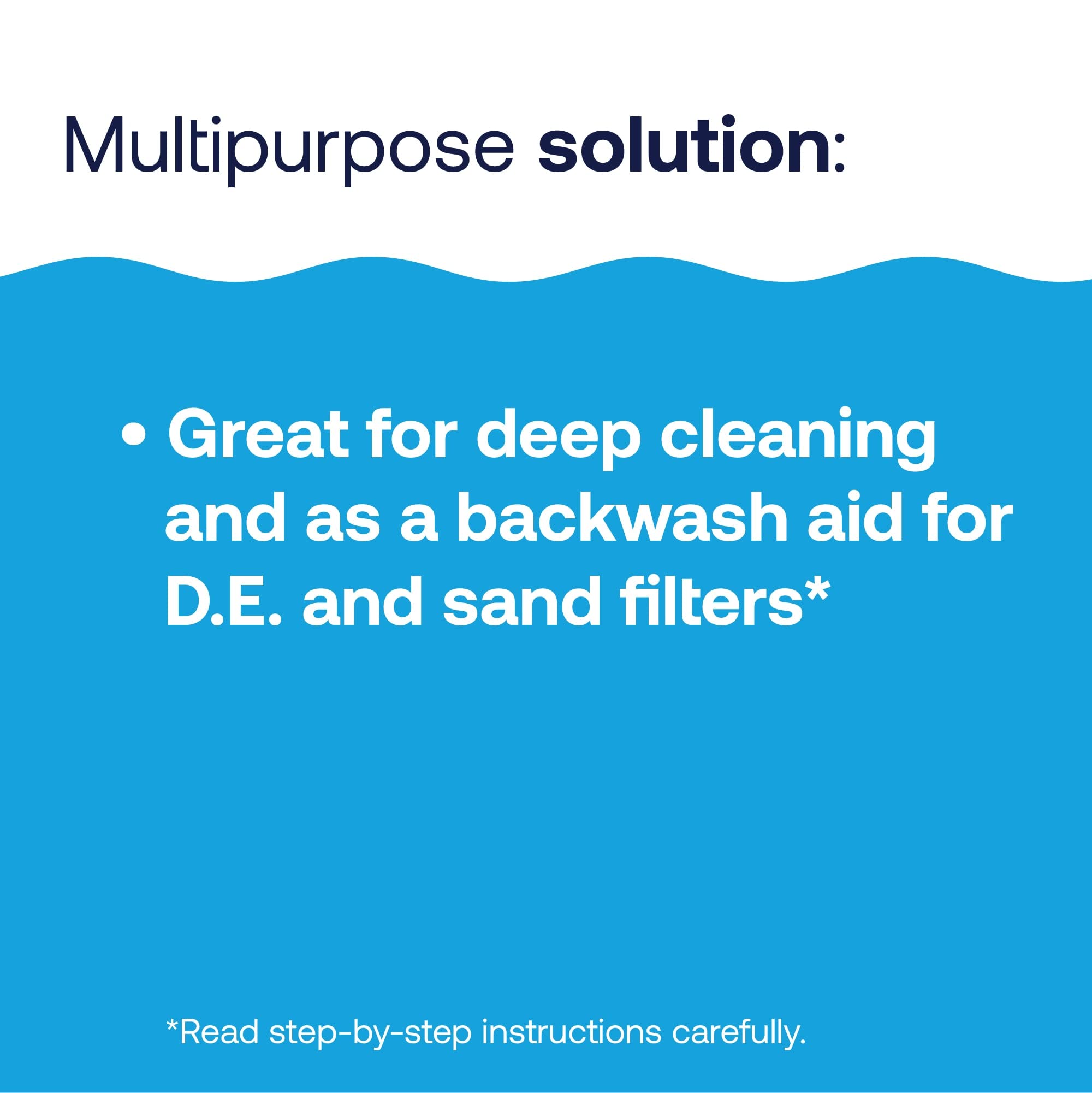 HTH 67071 filter cleaner works with cartridge, D.E., and sand filters