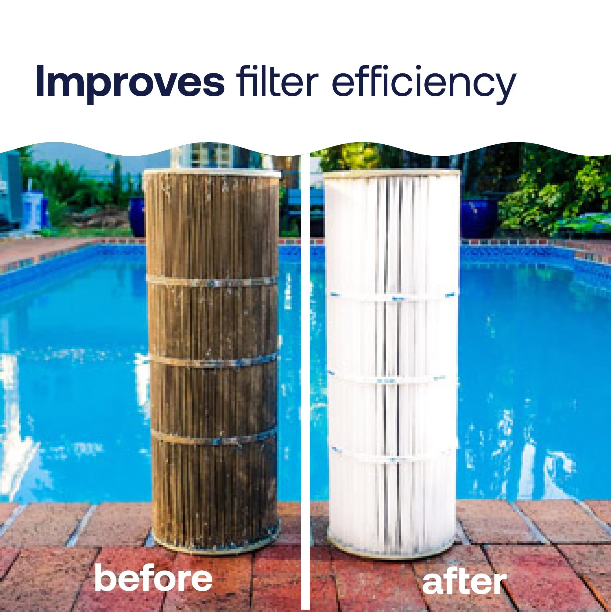 HTH 67071 filter cleaner overnight action illustrates practical use