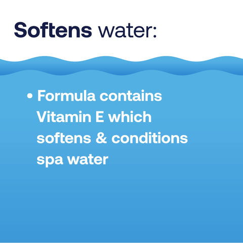 HTH Spa 86116 Defoamer easy-care routine tip for clear, foam-free spa sessions.