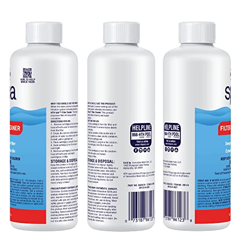 HTH Spa 86123 deep-clean action showing efficient filtration