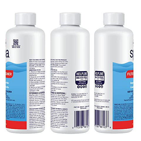 HTH Spa 86123 deep-clean action showing efficient filtration