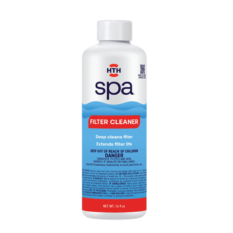 HTH Spa 86123 filter cleaner bottle for deep cleaning of spa filters