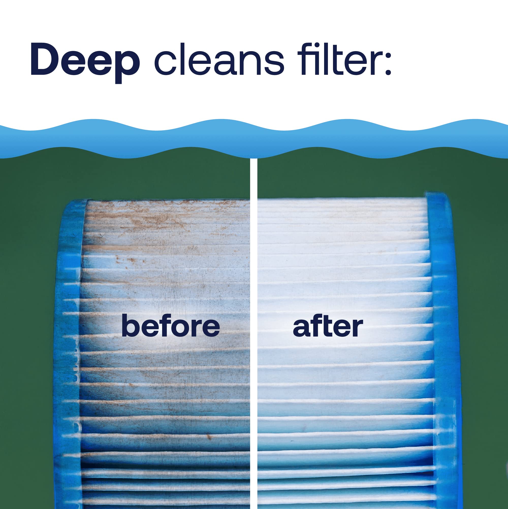 HTH Spa 86123 filter-life extension illustrated by cleaner action