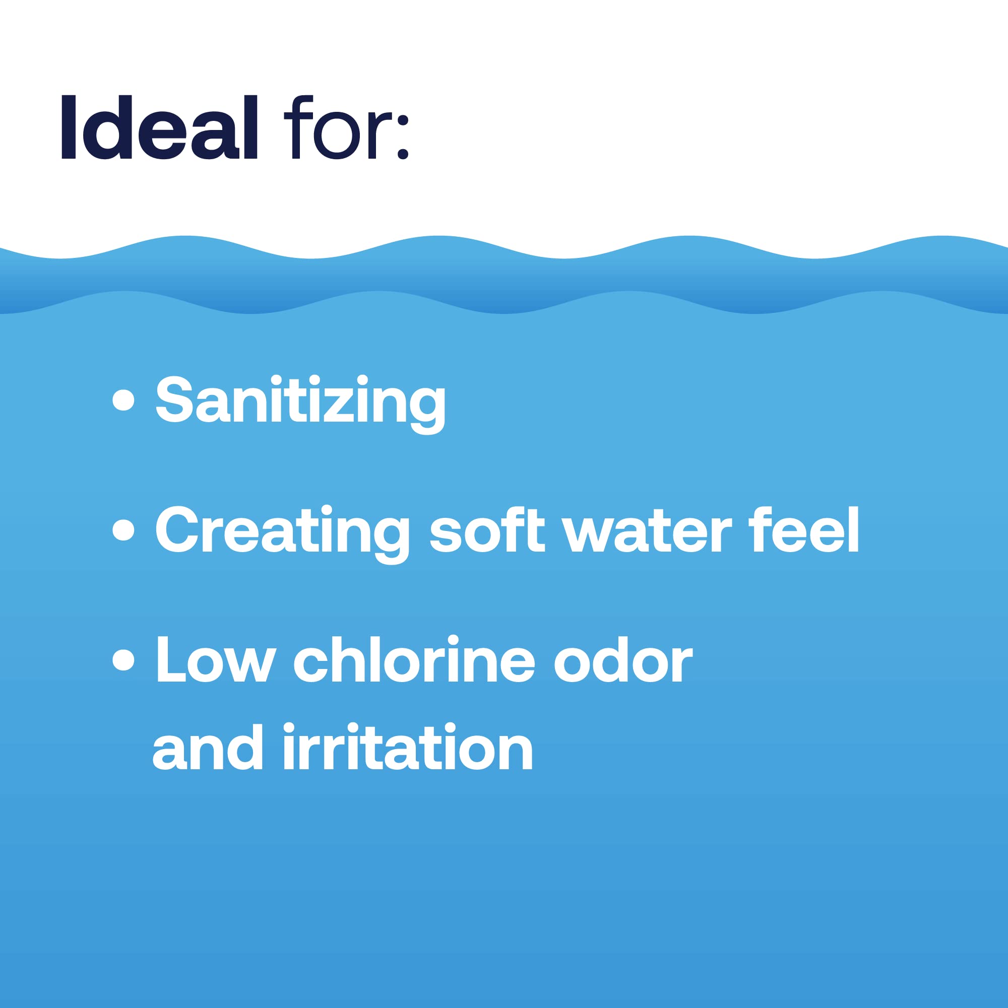 HTH Spa Bromine Tabs dissolving in spa water for sanitation