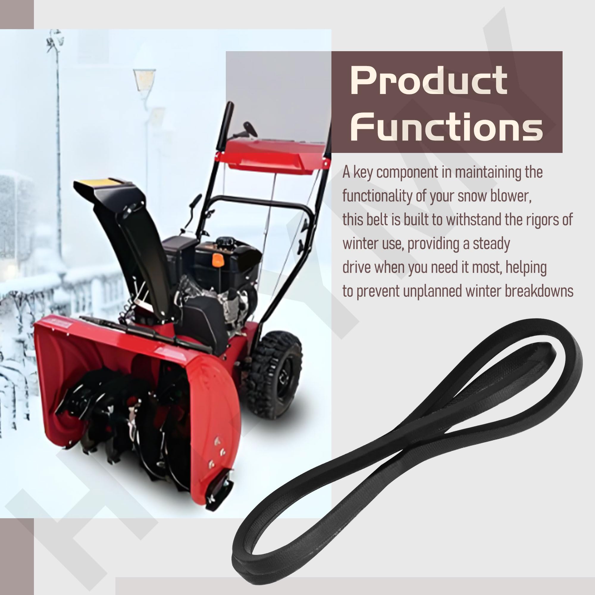 HTJYMY 07200603 drive system function demonstrates belt powering wheel movement.