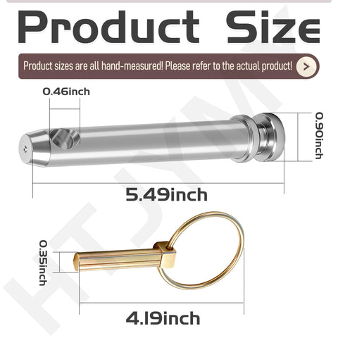 HTJYMY S07070200 top link pin 4-pack for quick tractor maintenance.