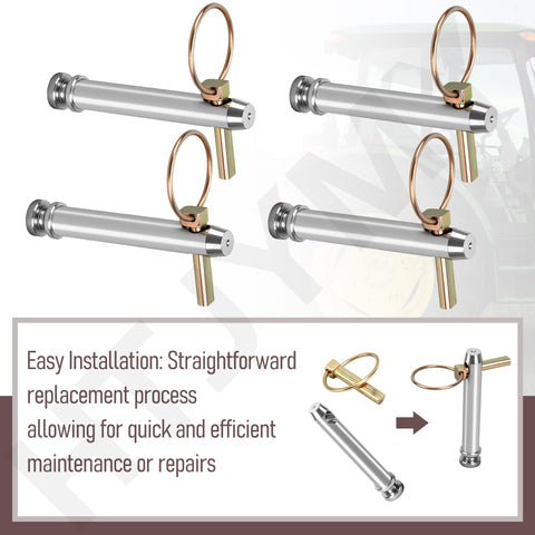 HTJYMY top link pin offers easy installation for efficient maintenance.