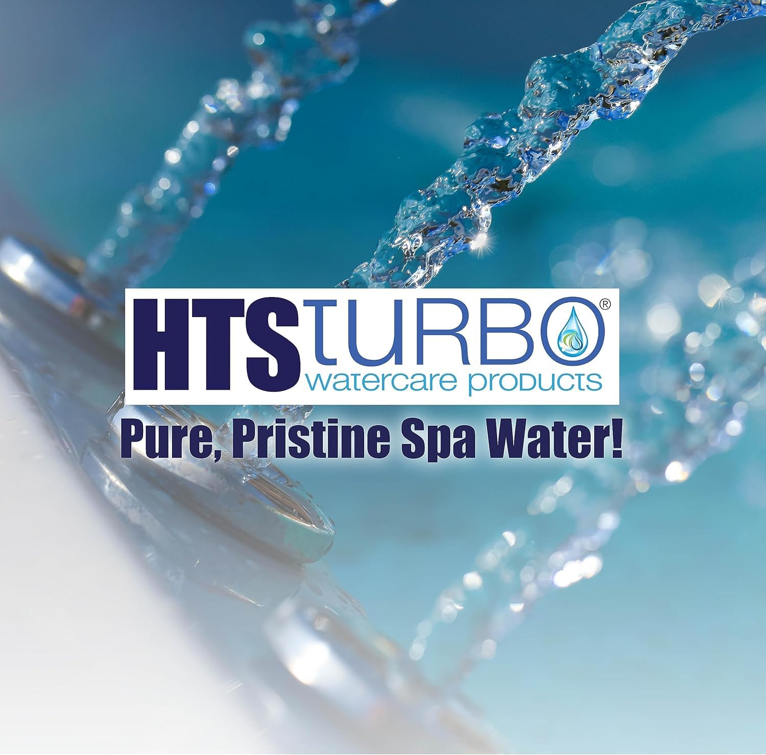 HTS Turbo chlorine granules simplify spa care and dosing routines.