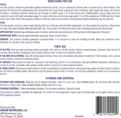 HTS Turbo 1.5-lb packaging for hot tubs