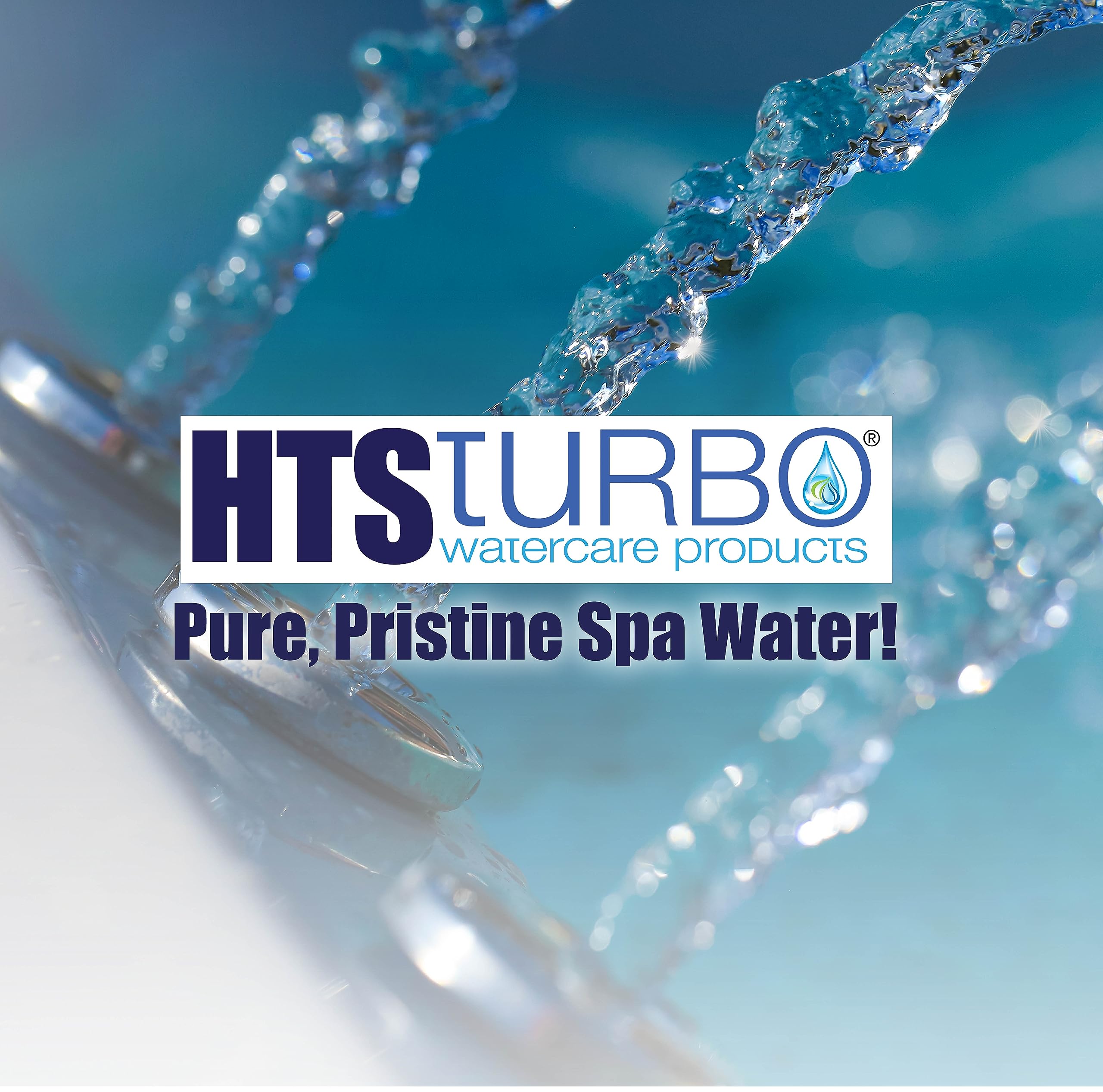 2 lb HTS Turbo pH Up bottle for easy spa maintenance.