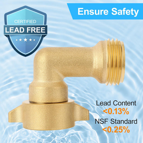 htskwa swivel easy-grip connector allows quick, tool-free installation.