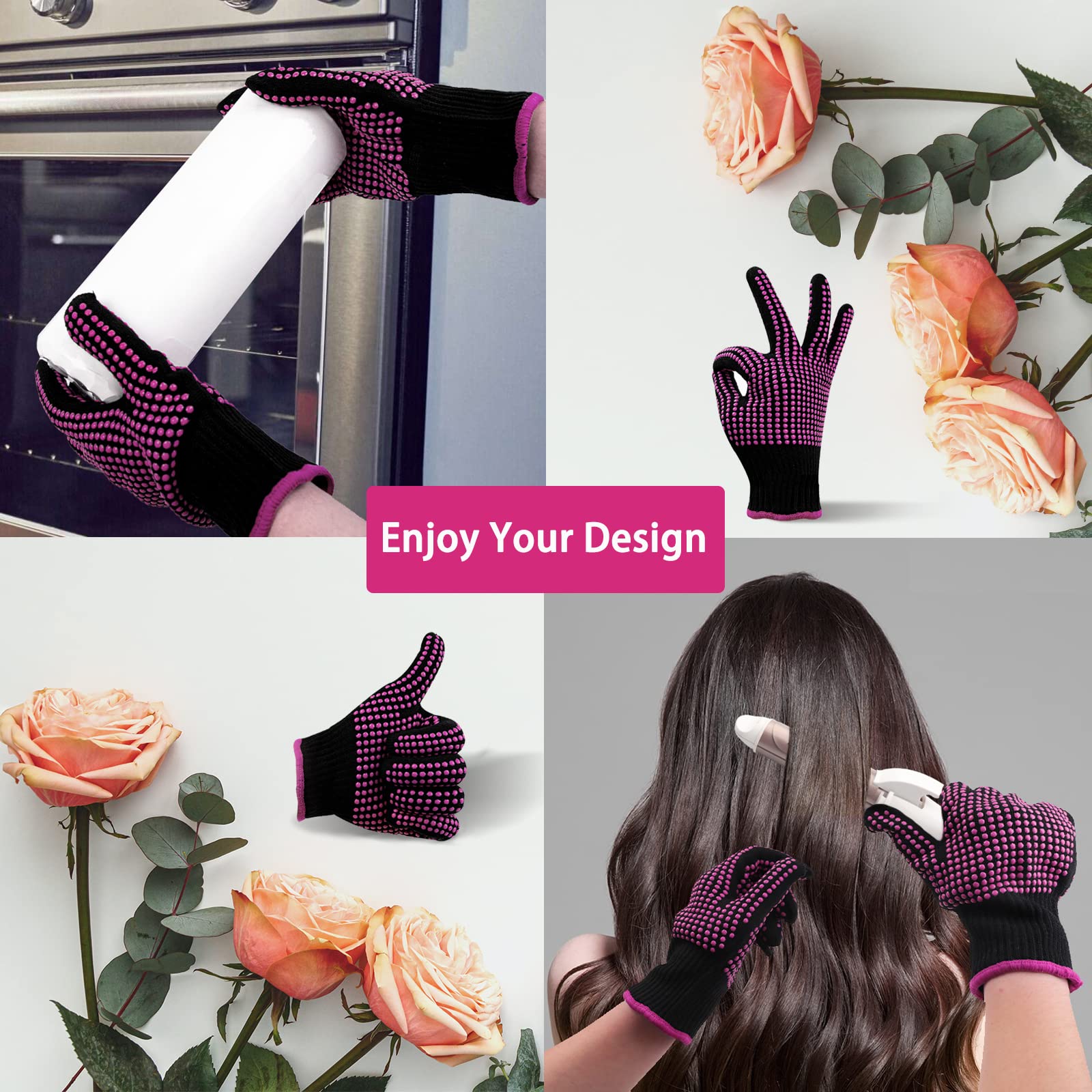 HTVRONT 2-piece gloves in box, ready for gifting or quick start to projects.