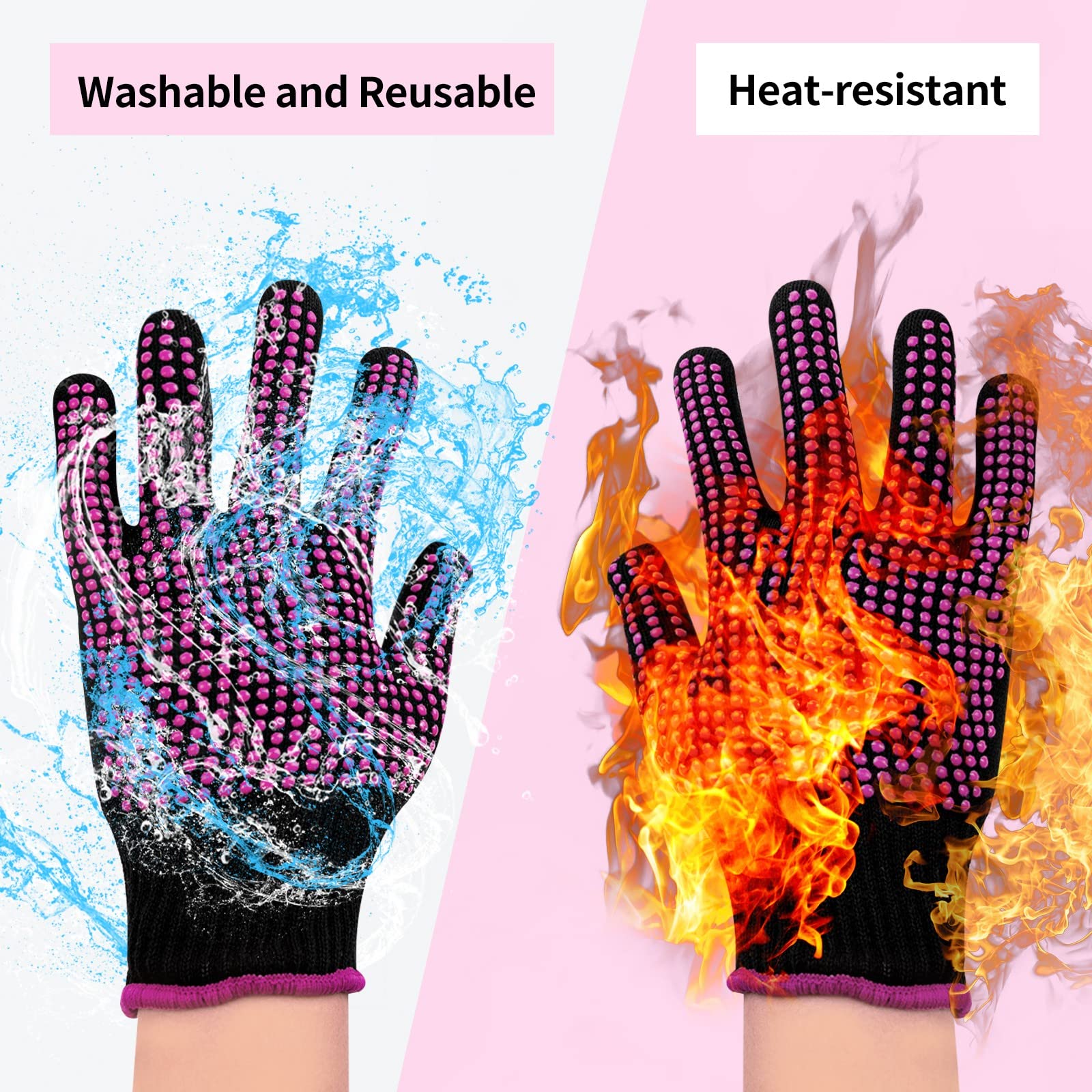 HTVRONT washable heat gloves stay true to size after machine washing.
