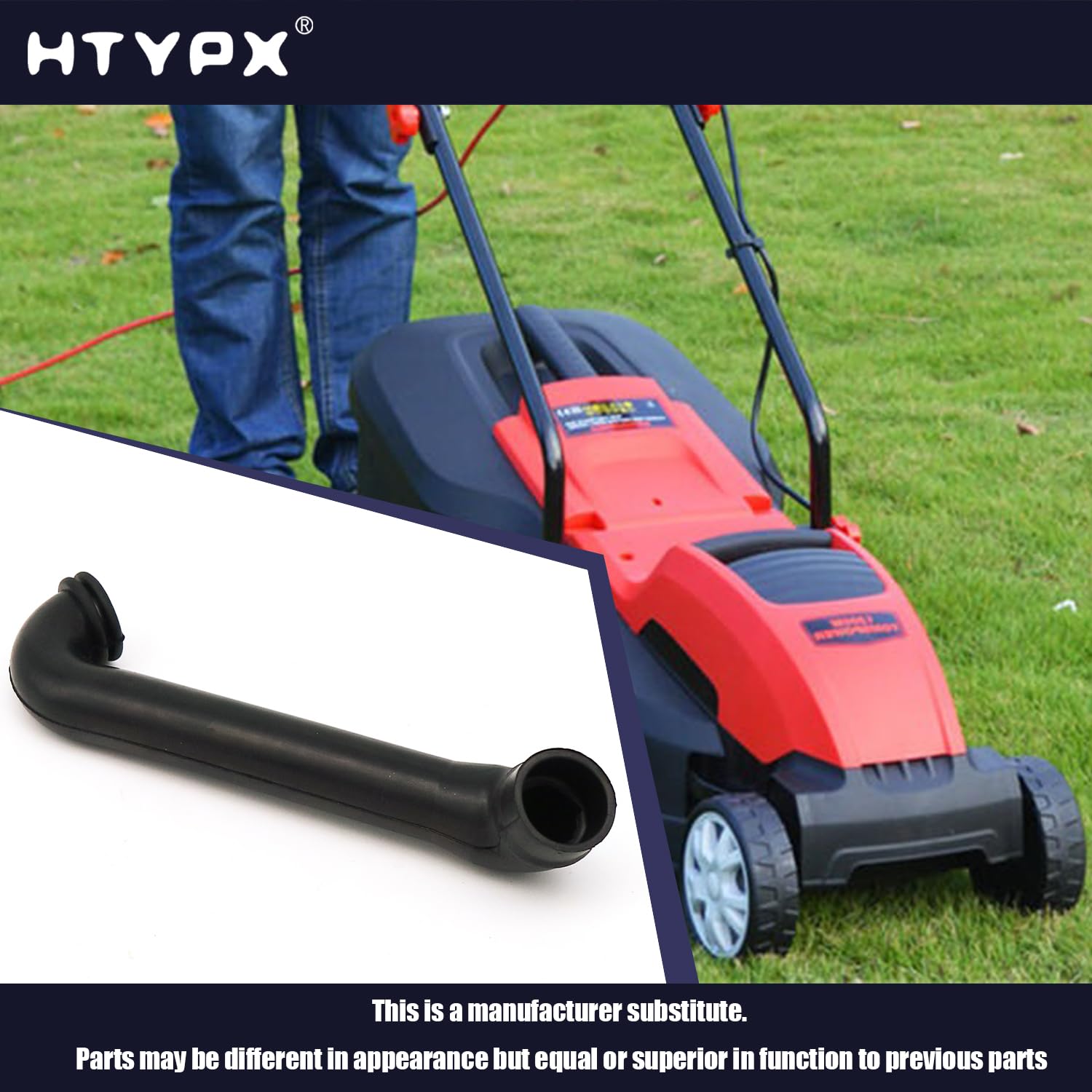 HTYPX rubber construction offers durability under engine heat for lasting performance.