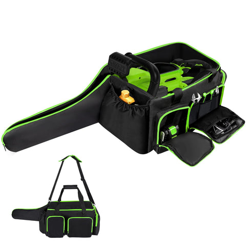 HTZSSON chainsaw case with universal compatibility for 14–18 inch cordless saws