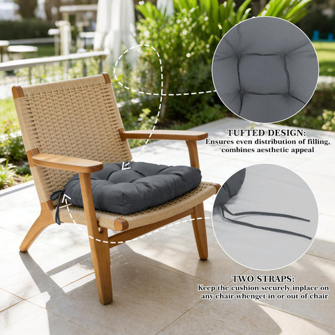 HUADUO-BEAUTY Wolfbird outdoor dining chair cushions elevate spaces