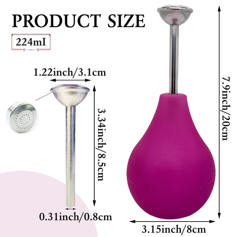 Huaerle silicone bottle demonstrates easy squeeze action to control water flow.
