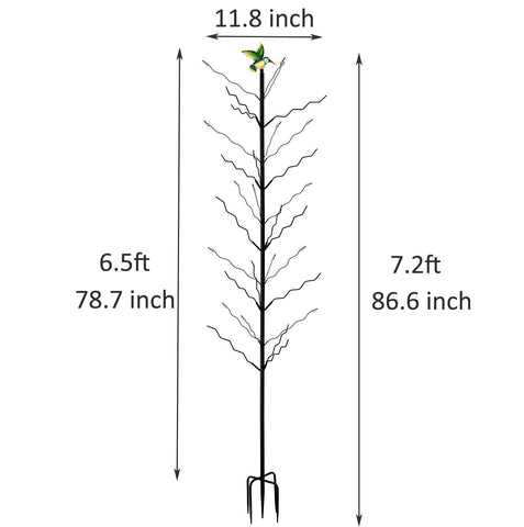 HUAGHEE tall 7.2ft silhouette creates an eye-catching garden focal