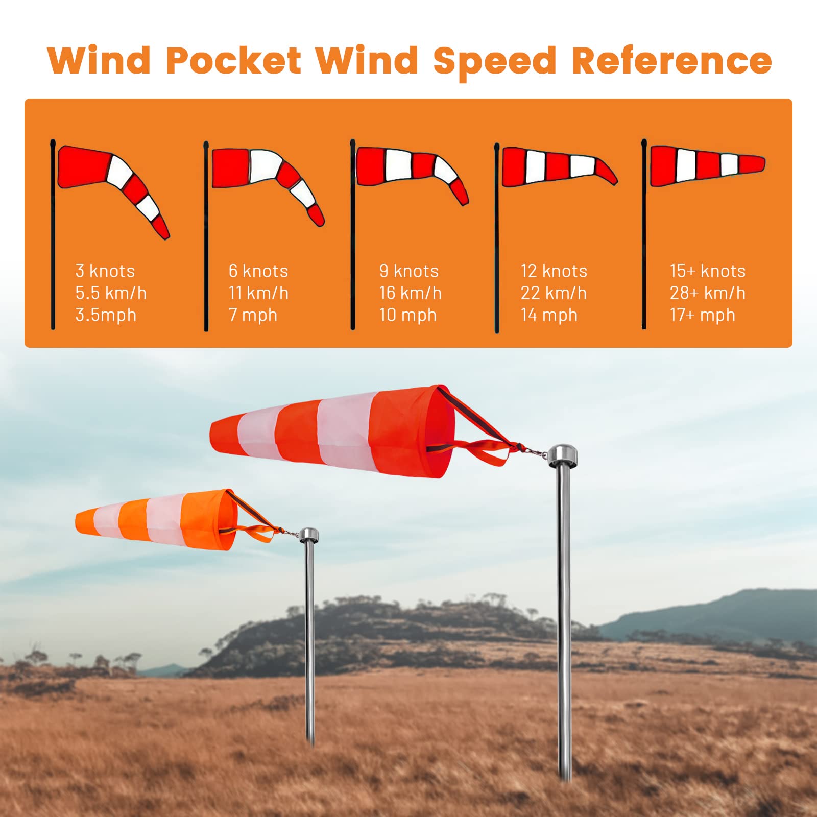 Huakaile reflective belt boosts night visibility for wind direction cues