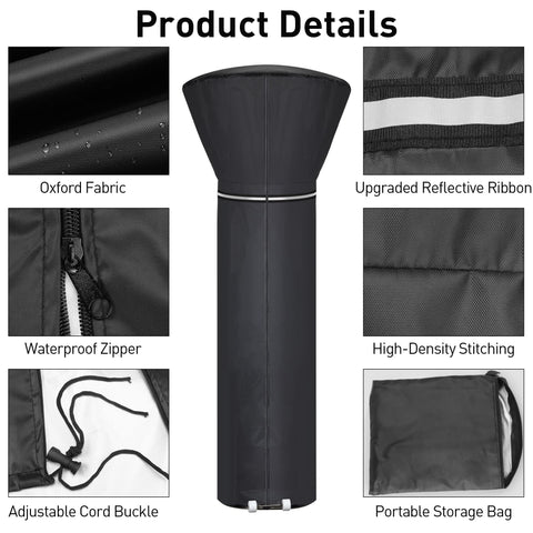 Hualedi dustproof wind-resistant cover guards against gusts and dust.