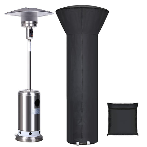 Hualedi patio heater cover dome fits most heaters, shielding from wind and weather.