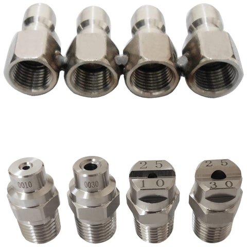 HuangTian Jrod tips improve wash coverage with 0° and 25° spray angles.