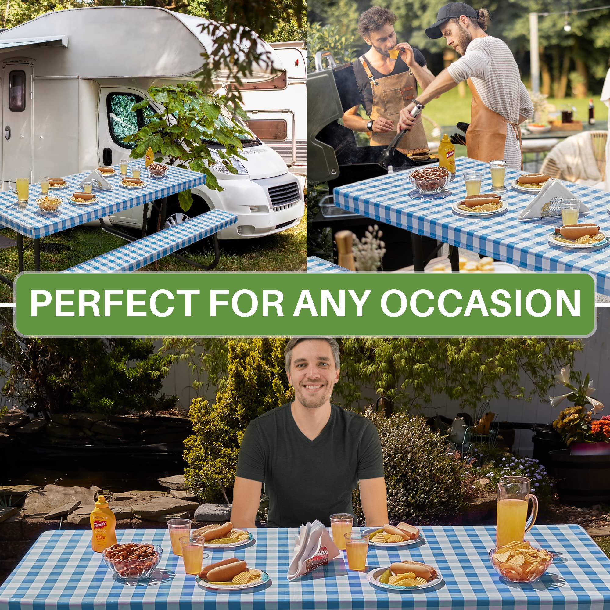 Hudson Comfort packaged set with case and bench covers for easy storage