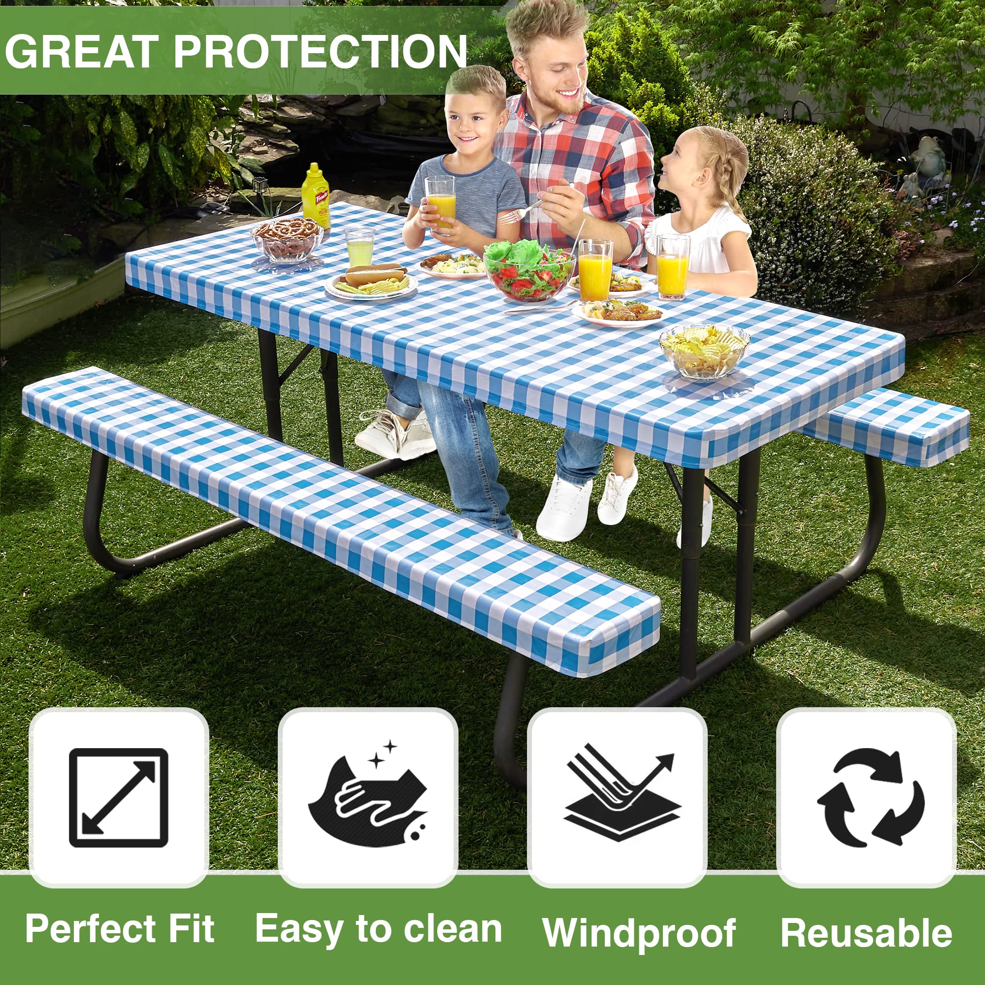 Hudson Comfort table cover easy setup for quick outdoor dining