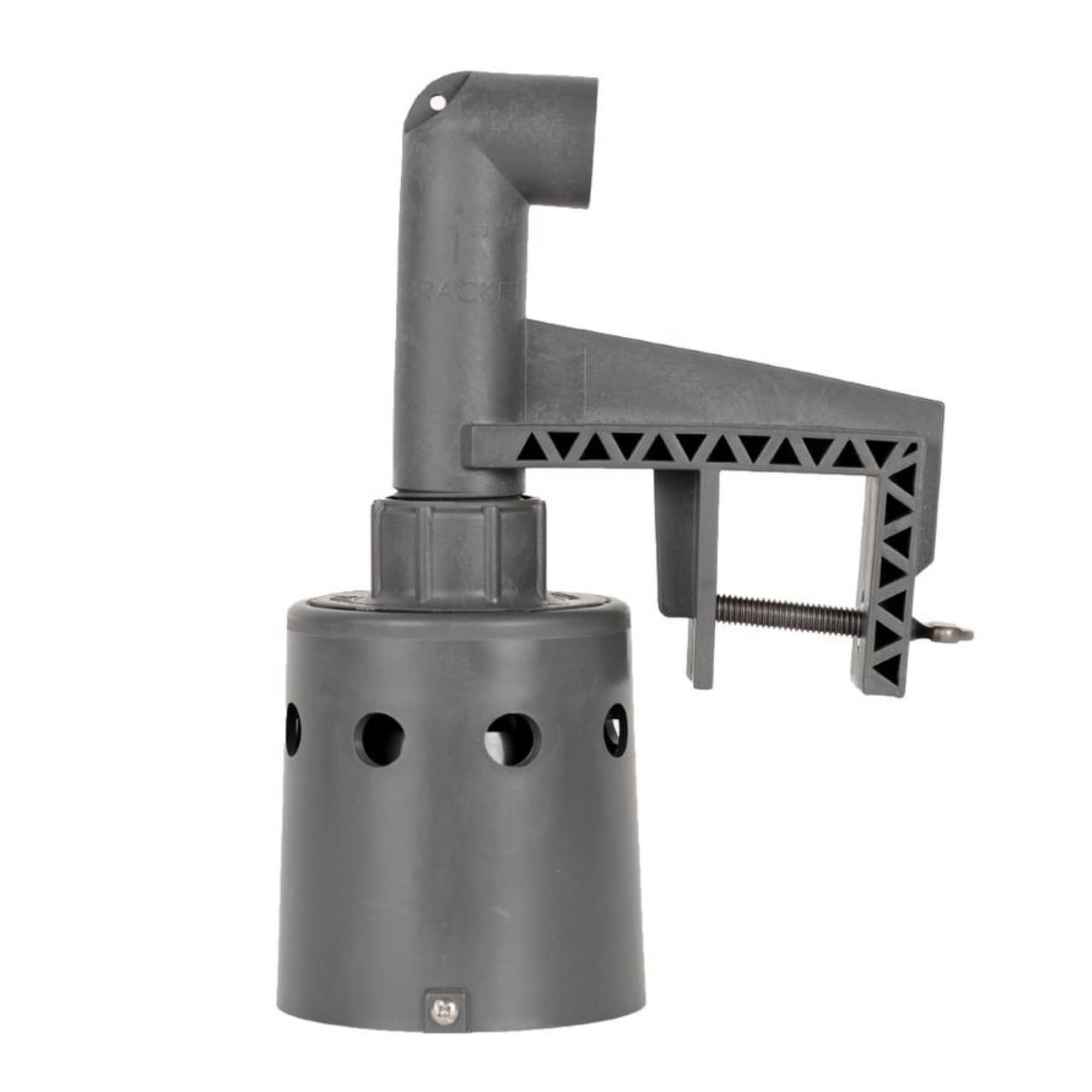 Hudson Valve mounting bracket thumb screw enables quick, secure mounting