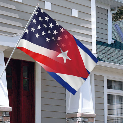 HUFURI flag displayed on wall or pole for versatile decor.