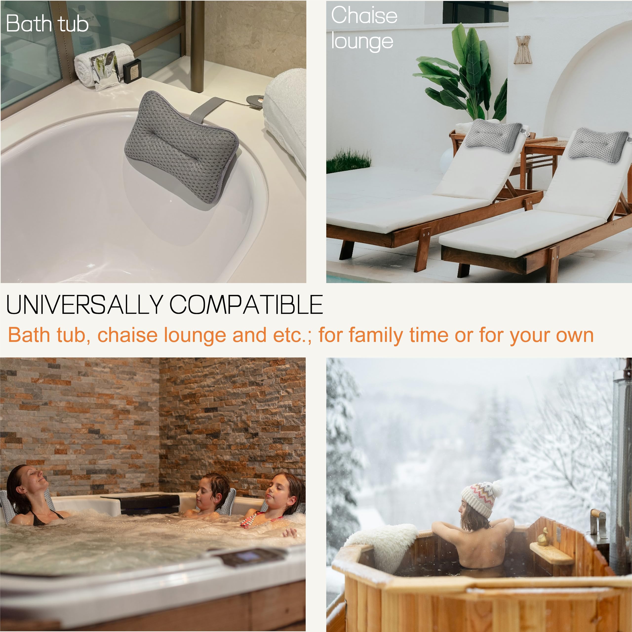 HUGABOW pillow in use on a chaise lounge for extended relaxation