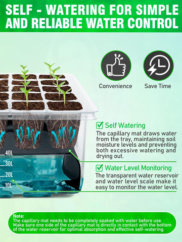 Hugbow grow light system delivers balanced light to boost seedling growth.
