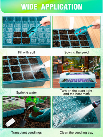 Hugbow 3-in-1 moisture meter measures soil moisture, temperature, and light.