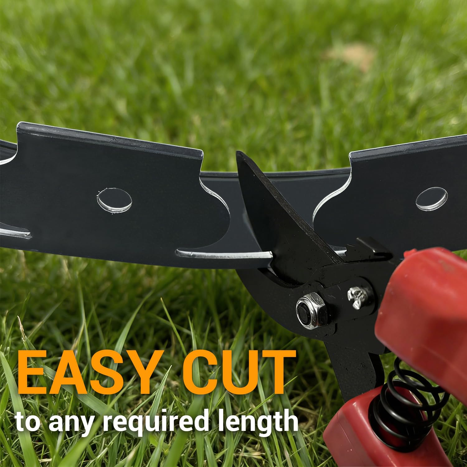 Hugeleaf edging cut-to-length to fit any garden length.