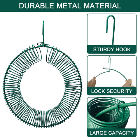 HugeLeaf wide opening makes refilling peanuts and suet quick and mess-free