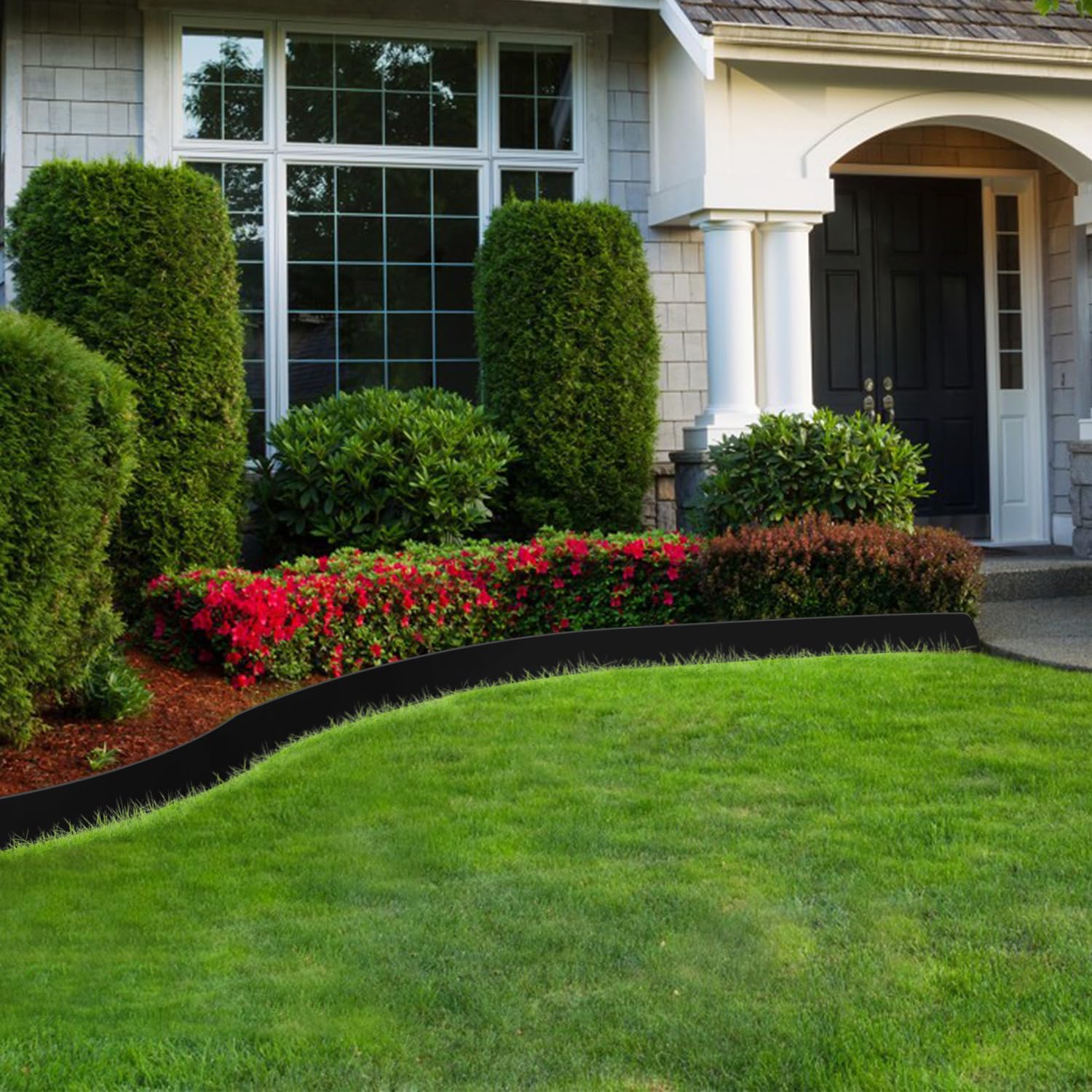 Hugeleaf yard path border defines walkways with clean lines.