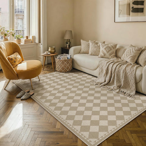 HUGEAR stain-resistant weave detail supports easy cleaning after spills