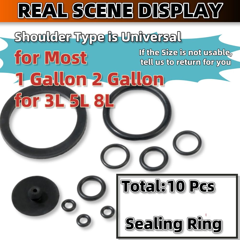 HUGJEPTTY seal rings in use provide steadier spray performance.