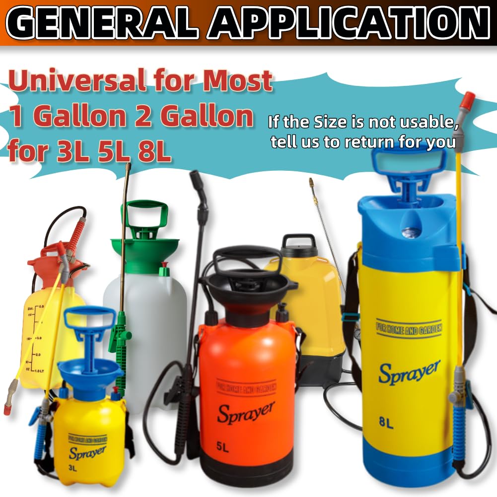 HUGJEPTTY sprayer seal rings size chart helps you match accurately.