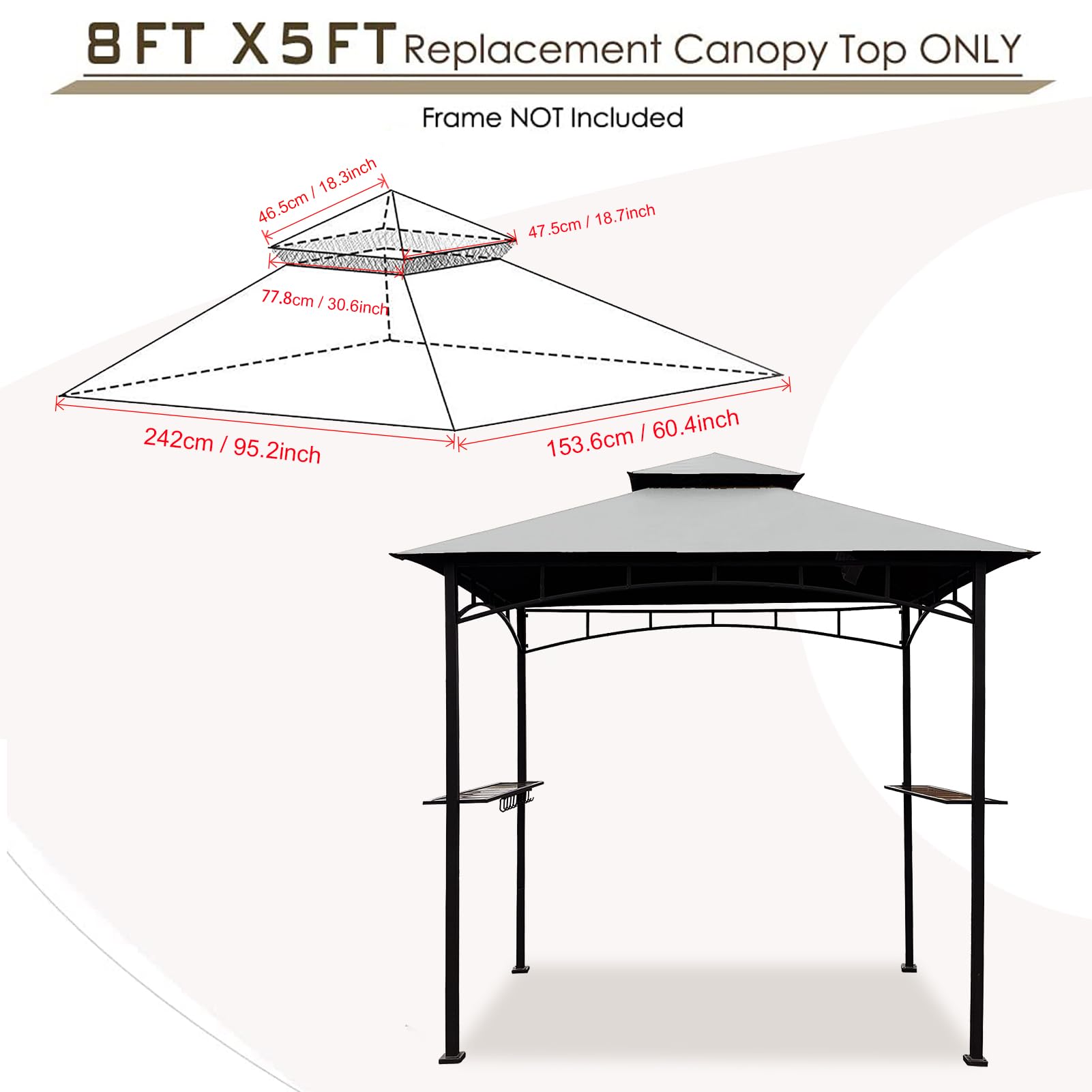 Hugline double-tier design improves ventilation and canopy stability